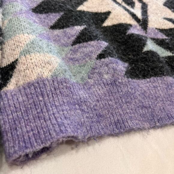 Woman’s purple and black sweater by HyFve - Picture 8 of 8